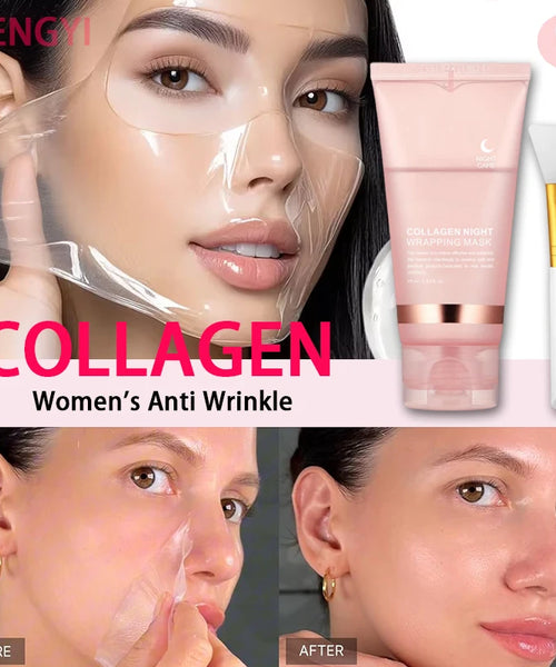 5PC Korean Collagen Peel-Off Mask – Firming & Hydrating Skincare