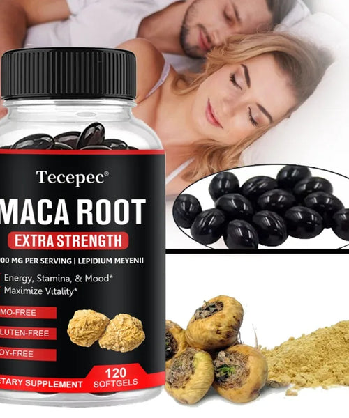 Black Maca Root Energy Supplement (120 Capsules)
