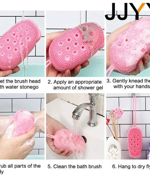 JJYY Silicone Body Scrubber Bath