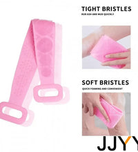 JJYY New Silicone Bath Towel Massage Bath Brush Long Strip