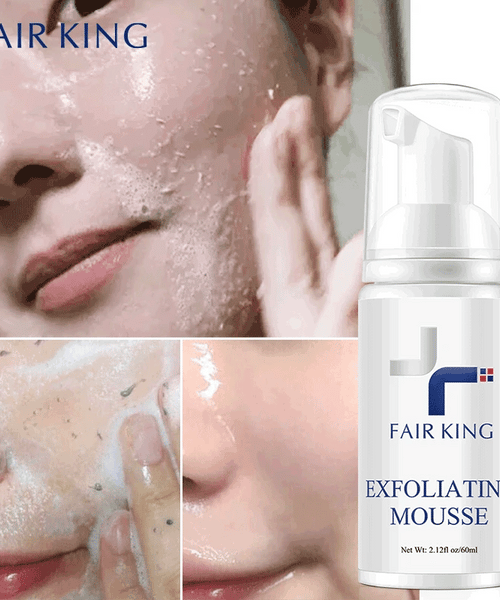 Facial Exfoliating Mousse – Deep Cleansing Peeling Gel for All Skin Types