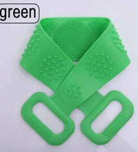 JJYY New Silicone Bath Towel Massage Bath Brush Long Strip