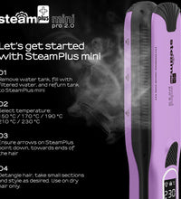 2025 Steam Straightening Iron & Titanium Curling Iron