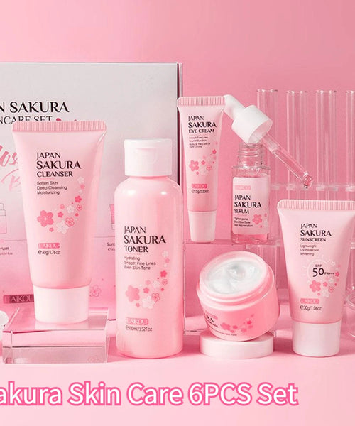 6pcs Sakura Skin Care Set