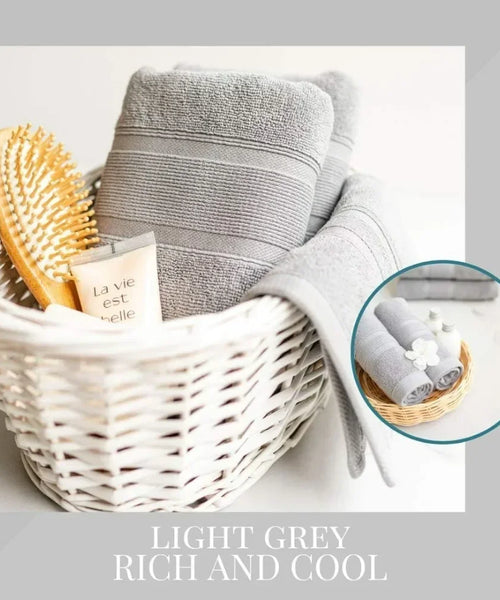 100% Cotton 8-Piece Premium Towel Set