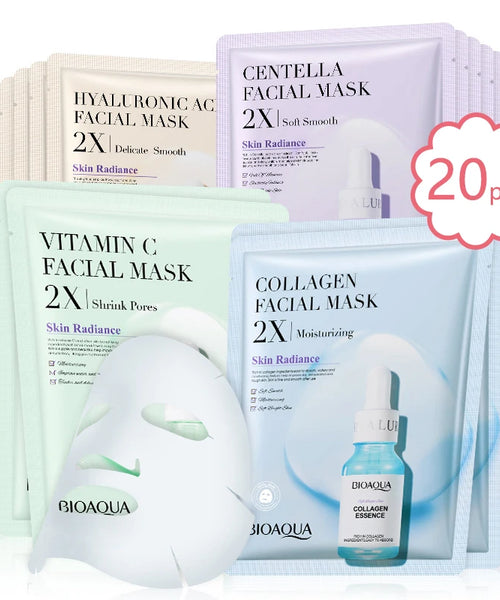 BIOAQUA Centella Collagen Face Mask with VC & Hyaluronic Acid