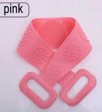JJYY New Silicone Bath Towel Massage Bath Brush Long Strip