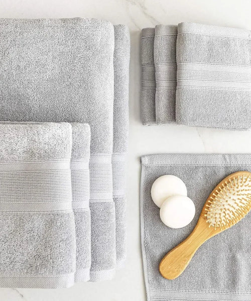 100% Cotton 8-Piece Premium Towel Set