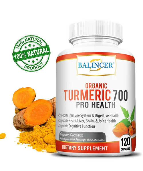 Organic Turmeric Extract 700 mg for Joint & Immune Health