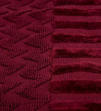 Chevron Pattern Plush Sculpted Spa Luxury Decorative, Hand and Face Towels