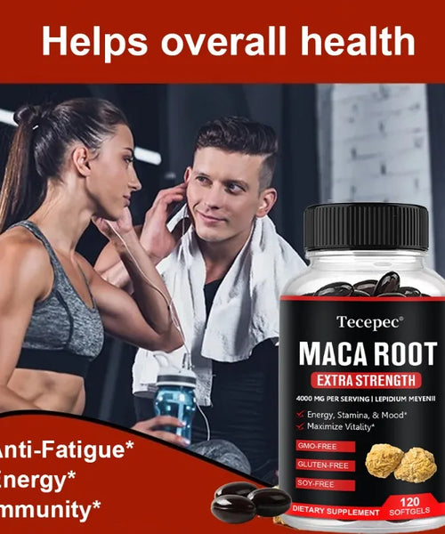 Black Maca Root Energy Supplement (120 Capsules)