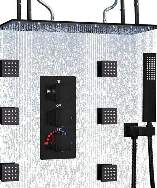 Enga Luxury Thermostatic Rainfall Shower System